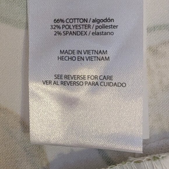 Isaac Mizrahi | Lemon & Lime Citrus Print Tailored White Shorts | Size 12 - Picture 8 of 12